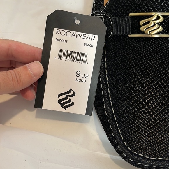 Rocawear Ludlow Loafers BLACK Comfort FAUX LEATHER Shoes Size 9 NEW WITH TAGS - Picture 2 of 8